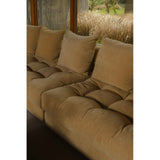 Davie Golden Yellow Right Arm Facing Chair by Moe's Home at Eve Furniture