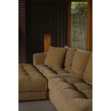 Davie Golden Yellow Right Arm Facing Chair by Moe's Home at Eve Furniture