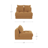 Davie Golden Yellow Slipper Chair by MOES at Eve Furniture