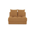 Davie Golden Yellow Slipper Chair by Moe's Home at Eve Furniture