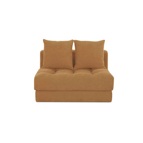 Davie Golden Yellow Slipper Chair by Moe's Home at Eve Furniture