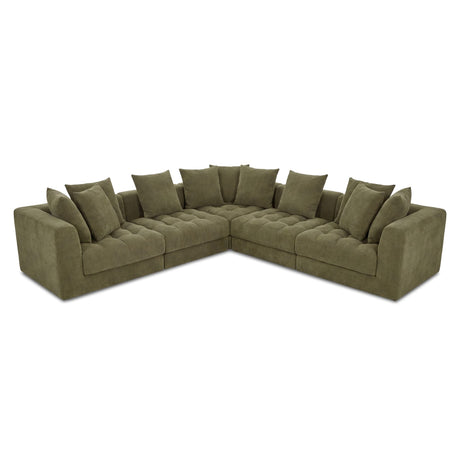 Davie Olive Classic L Modular Sectional by MOES at Eve Furniture