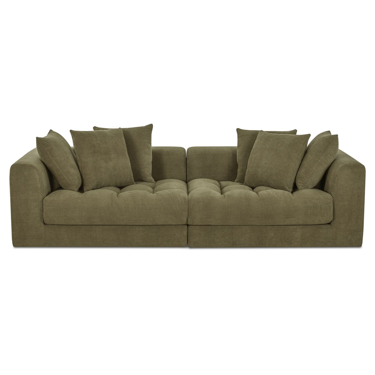 Davie Olive Modular Sofa by MOES at Eve Furniture