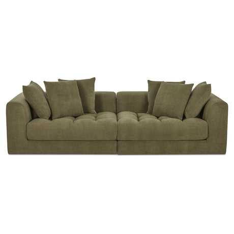 Davie Olive Modular Sofa by MOES at Eve Furniture