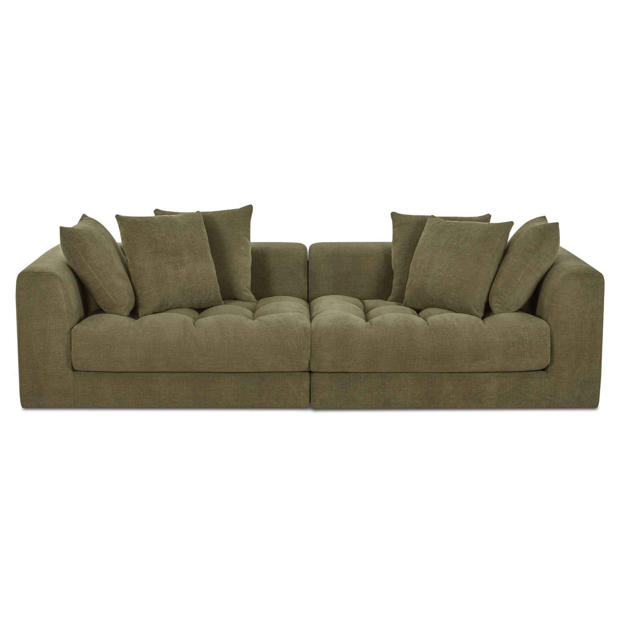 Davie Olive Modular Sofa by Moe's Home at Eve Furniture
