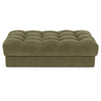 Davie Olive Ottoman by Moe's Home at Eve Furniture