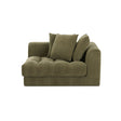 Davie Olive Right Arm Facing Chair by Moe's Home at Eve Furniture