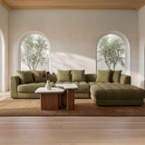 Davie Olive Slipper Chair by Moe's Home at Eve Furniture
