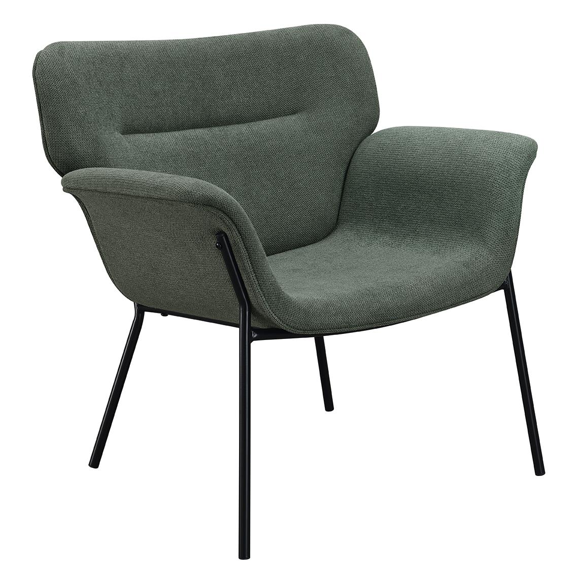 Davina Ivy Upholstered Flared Arms Accent Chair