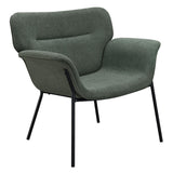 Davina Ivy Upholstered Flared Arms Accent Chair