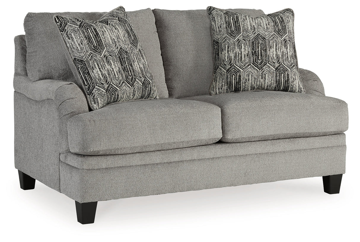 Davinca Charcoal Loveseat