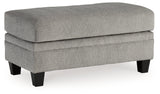 Davinca Charcoal Ottoman