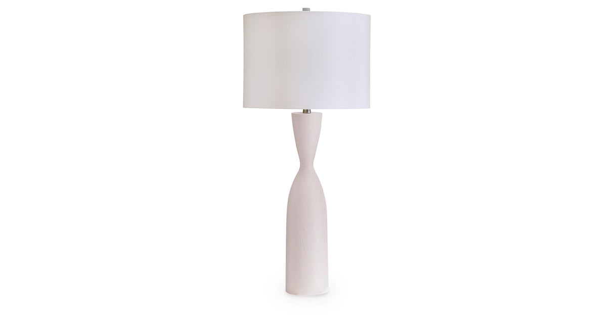 Davinford White Table Lamp by ASHLEY FURNITURE at Eve Furniture