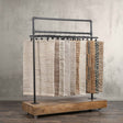 Davis Natural/Black Rack by Classic Home at Eve Furniture