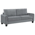 Davis Upholstered Rolled Arm Sofa Grey by Coaster at Eve Furniture