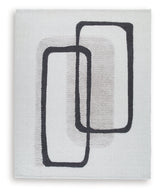 Davismour Ivory/Taupe/Charcoal Large Rug by Ashley at Eve Furniture