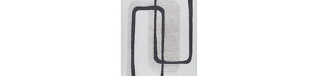 Davismour Ivory/Taupe/Charcoal Large Rug by Ashley at Eve Furniture