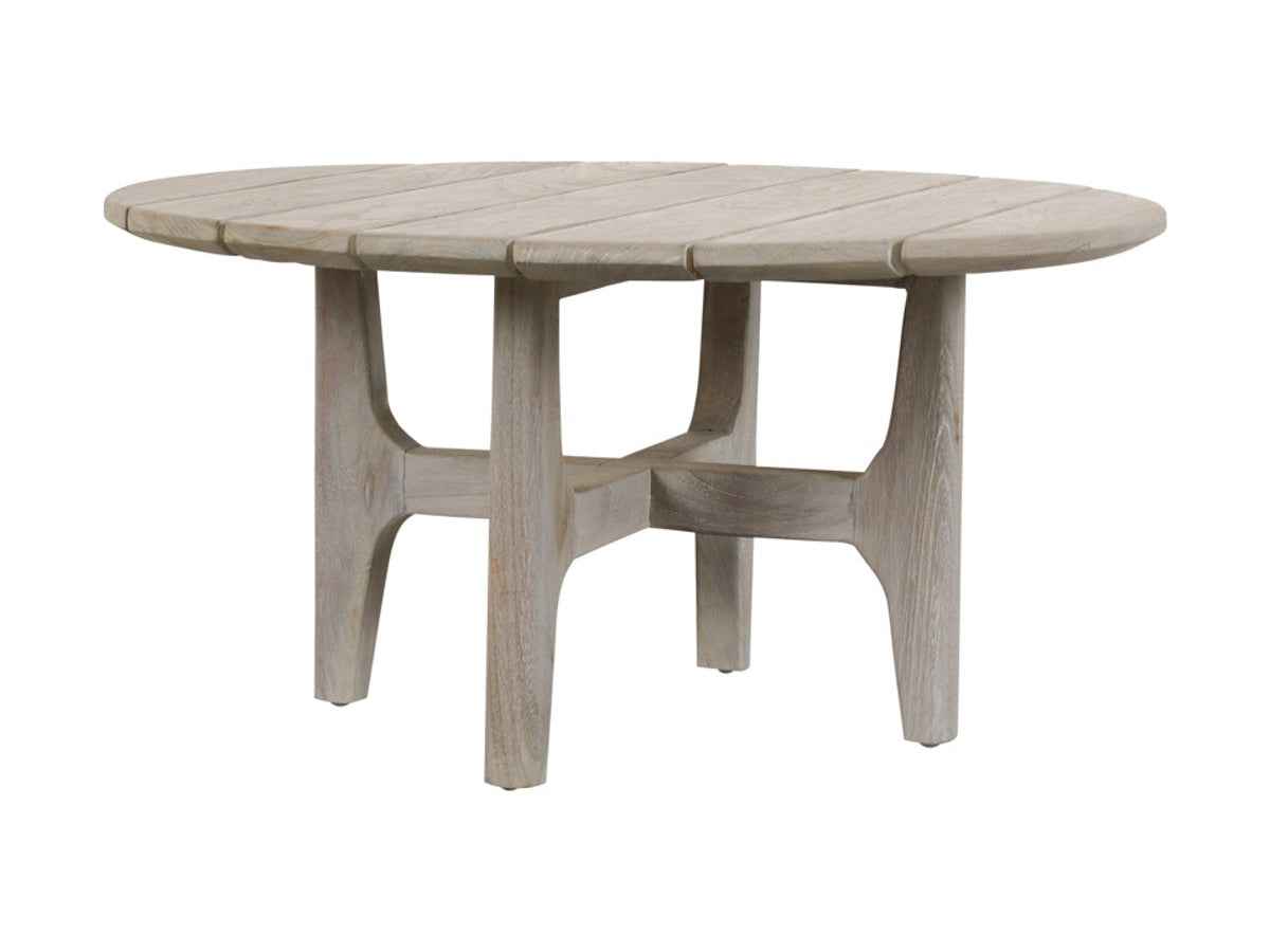 Dawn Natural Brown Outdoor Round Coffee Table by Classic Home at Eve Furniture