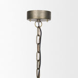 Dawson I Silver Toned Metal Dome Pendant Light by Mercana at Eve Furniture