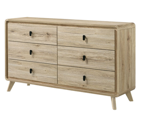 Dawson Light Brown Dresser by Crown Mark at Eve Furniture