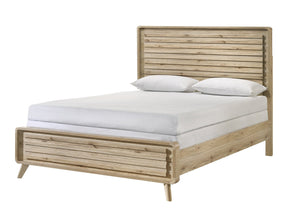Dawson Light Brown King Panel Bed by Crown Mark at Eve Furniture