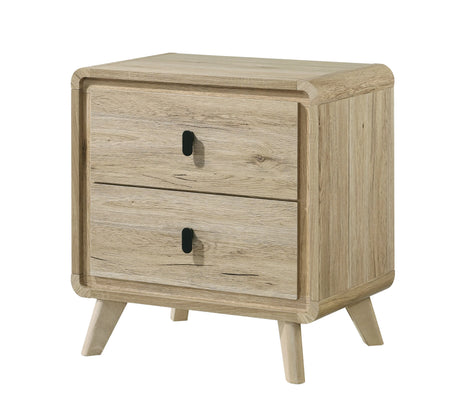 Dawson Light Brown Nightstand by Crown Mark at Eve Furniture