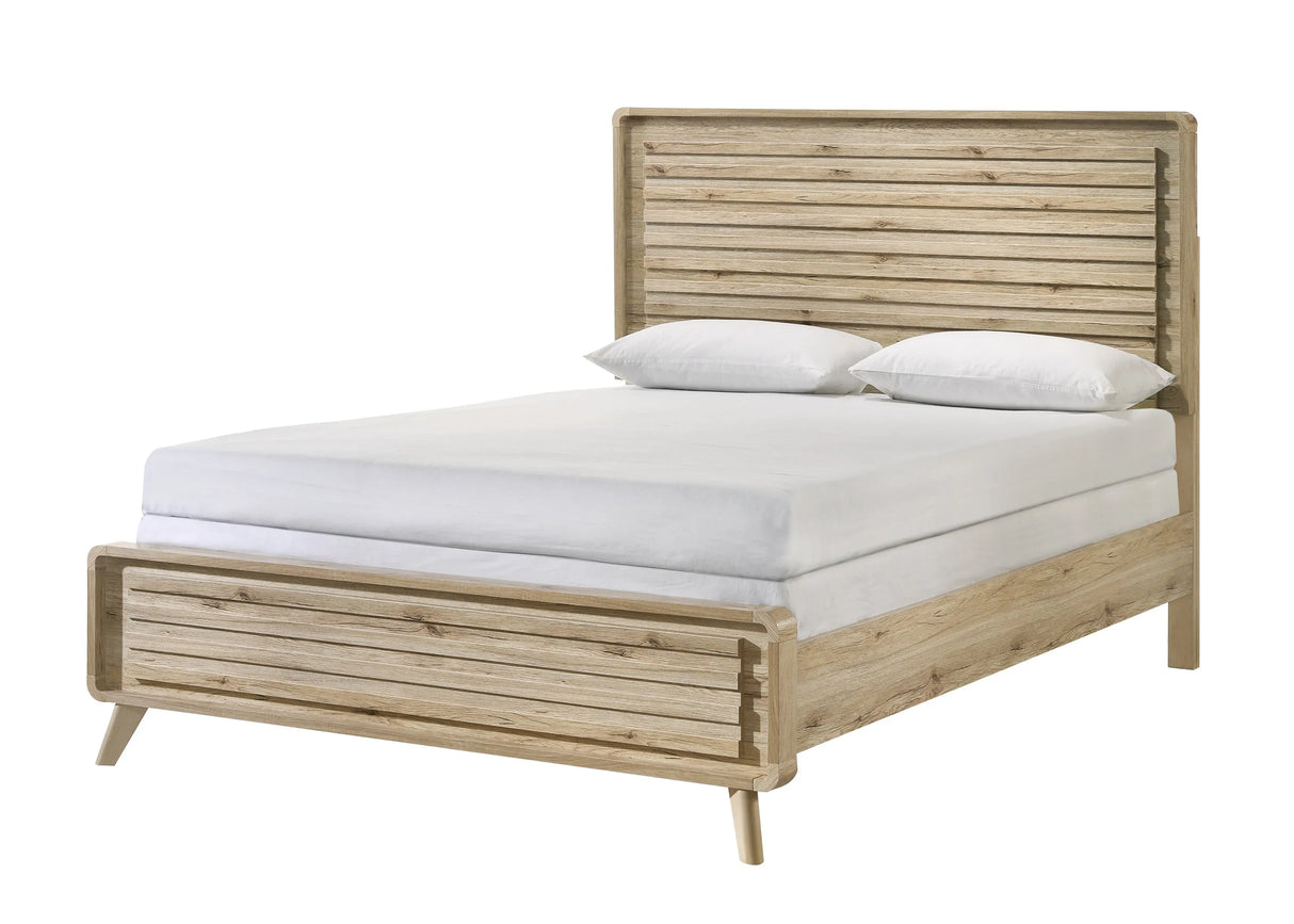 Dawson Light Brown Panel Bedroom Set by Crown Mark at Eve Furniture