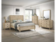 Dawson Light Brown Panel Bedroom Set by Crown Mark at Eve Furniture
