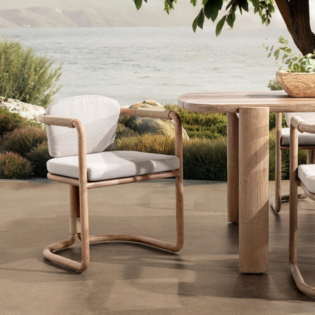 Dawson Outdoor Butterscotch Armchair by Classic Home at Eve Furniture