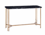 Daxton Faux-Marble Top Sofa Table