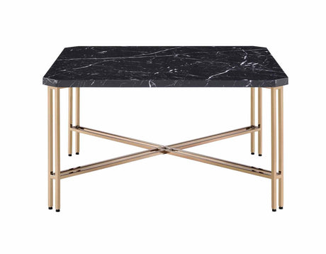 Daxton Faux-Marble 3-Piece Occasional Set (Cocktail & 2 End Tables) by Steve Silver at Eve Furniture