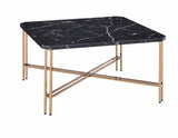 Daxton Faux-Marble Top Cocktail Table by Steve Silver at Eve Furniture