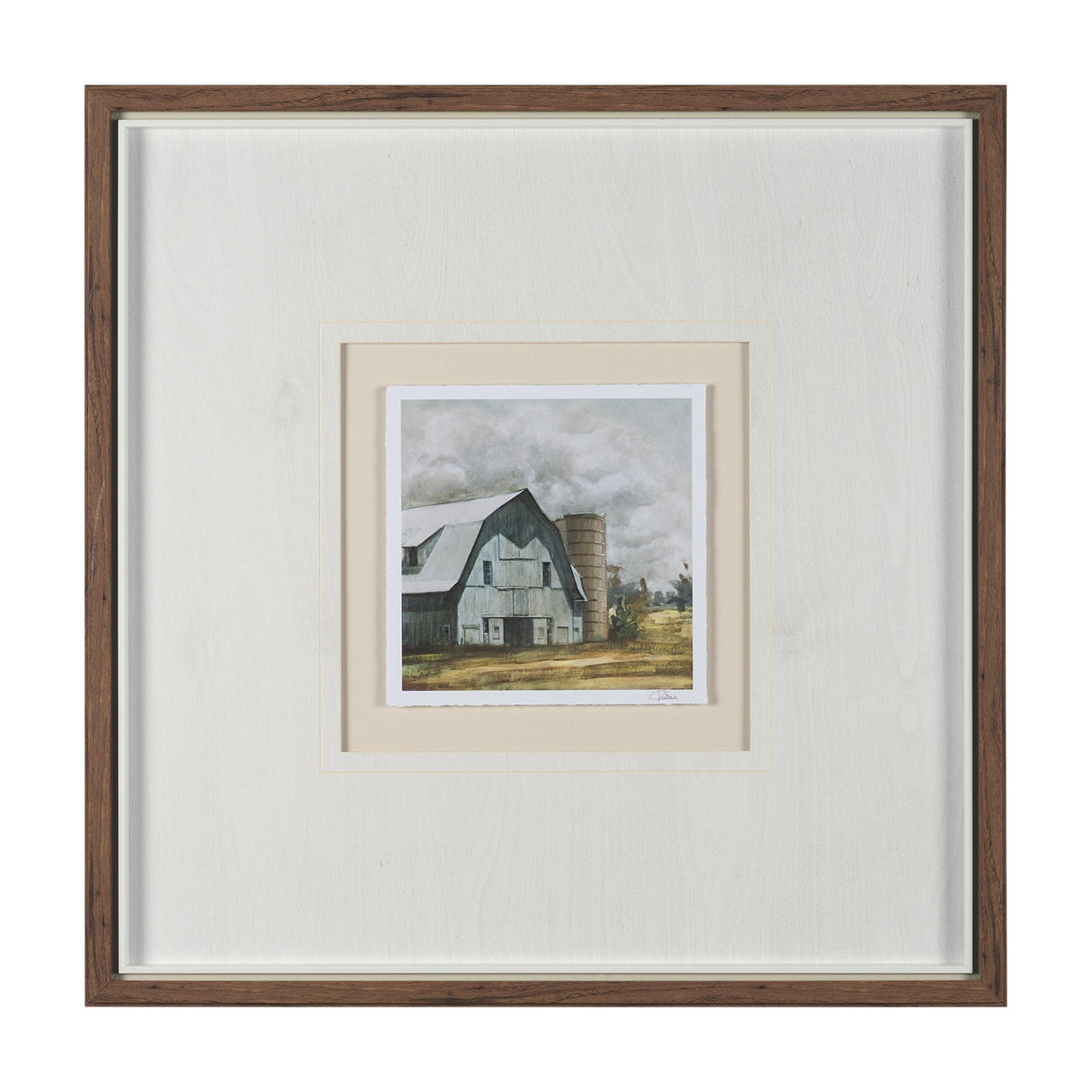 Day at the Farm I by Mercana Studio Hand Embelished Framed Artwork Matted under Glass by Mercana at Eve Furniture