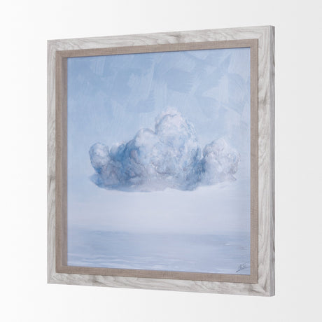 Day cloud I by Mercana Studio a Hand Embellished Textured Framed Art Print by Mercana at Eve Furniture