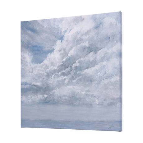 Day Cloud II by Mercana Studio a Hand Embellished Textured Canvas by Mercana at Eve Furniture