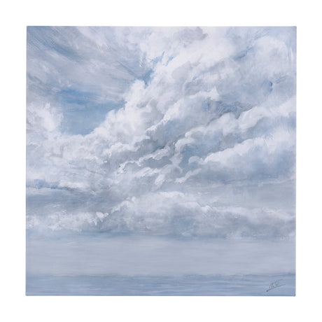 Day Cloud II by Mercana Studio a Hand Embellished Textured Canvas by Mercana at Eve Furniture