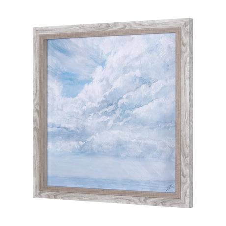 Day cloud II by Mercana Studio a Hand Embellished Textured Framed Art Print by Mercana at Eve Furniture
