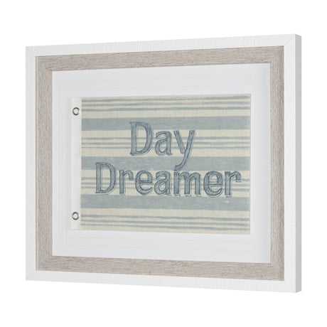 Day Dreamer by Mercana Studio Hand-Embellished Textured Framed Artwork Matted under Glass by Mercana at Eve Furniture