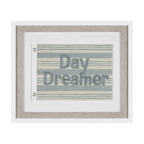 Day Dreamer by Mercana Studio Hand-Embellished Textured Framed Artwork Matted under Glass by Mercana at Eve Furniture