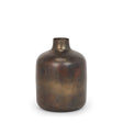 Daya Medium Antiqued Gold Metal Vase by Mercana at Eve Furniture