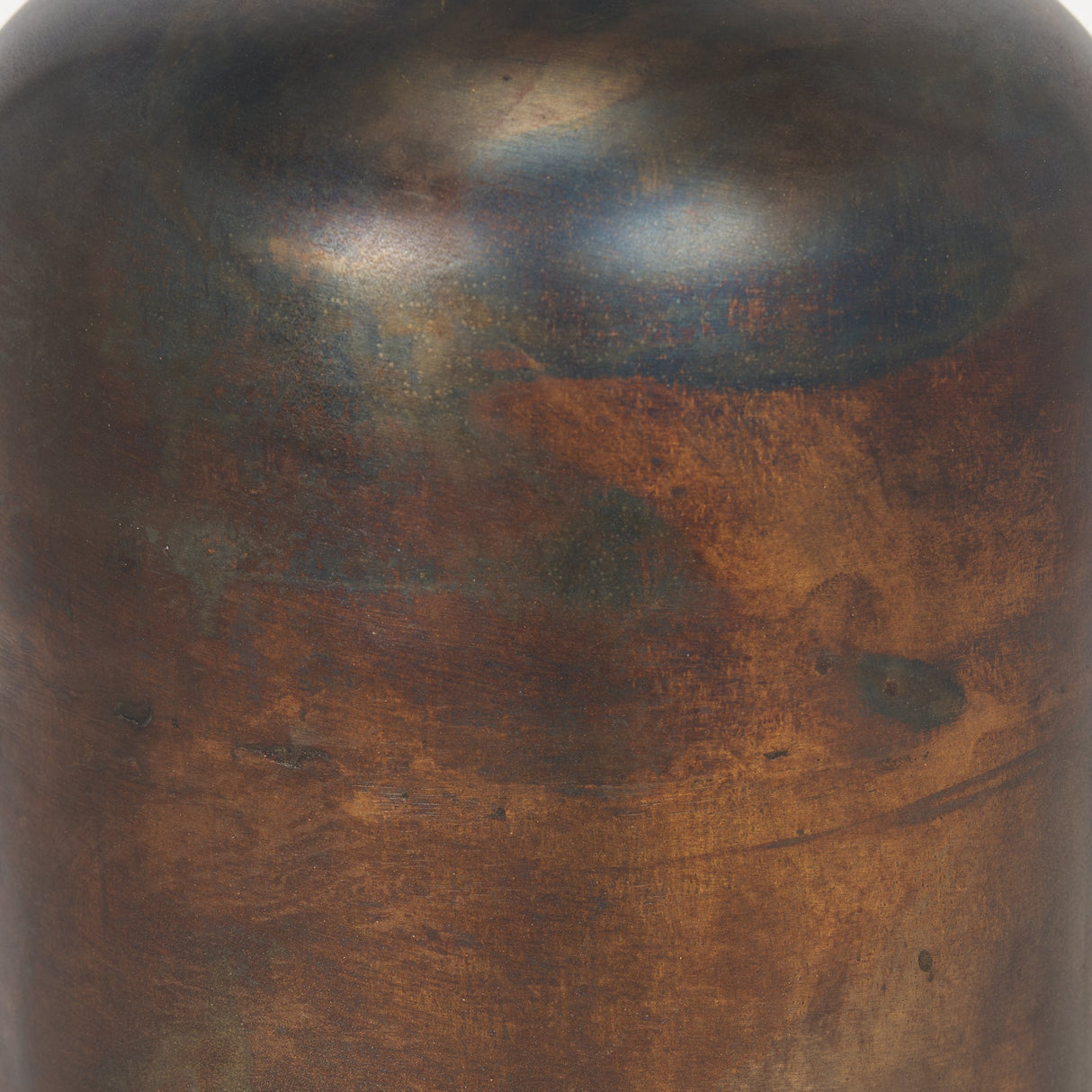 Daya Tall Antiqued Gold Metal Vase by Mercana at Eve Furniture