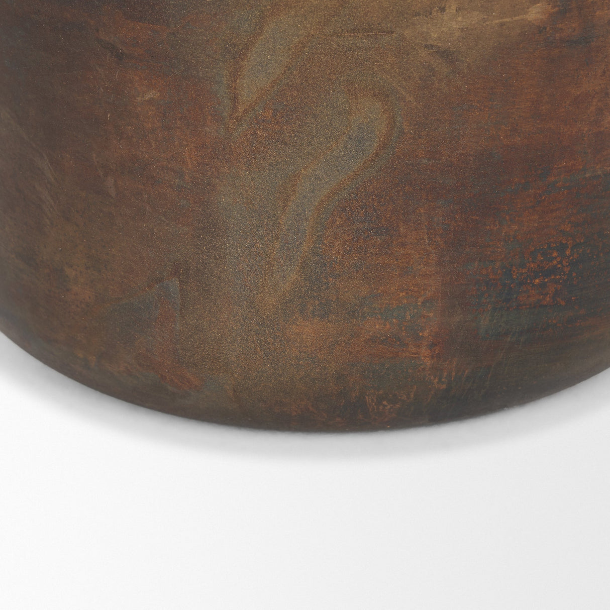 Daya Tall Antiqued Gold Metal Vase by Mercana at Eve Furniture