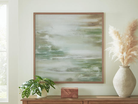 Daybourne Green/Brown/White Wall Art by Ashley at Eve Furniture