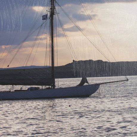 Daybreak Sail by Ben Wood a Hand Embellished Framed Photo Art Print Matted under Glass by Mercana at Eve Furniture