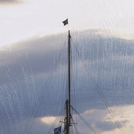 Daybreak Sail by Ben Wood a Hand Embellished Framed Photo Art Print Matted under Glass by Mercana at Eve Furniture