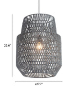 Daydream Gray Ceiling Lamp by Zuomod at Eve Furniture