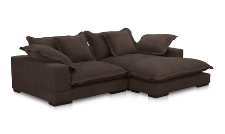Daydream Sectional - Dark Brown by Moe's Home at Eve Furniture