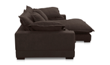Daydream Sectional - Dark Brown by Moe's Home at Eve Furniture