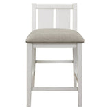 Daye White/Gray 3-Piece Counter Height Set by Homelegance at Eve Furniture