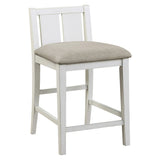 Daye White/Gray 3-Piece Counter Height Set by Homelegance at Eve Furniture